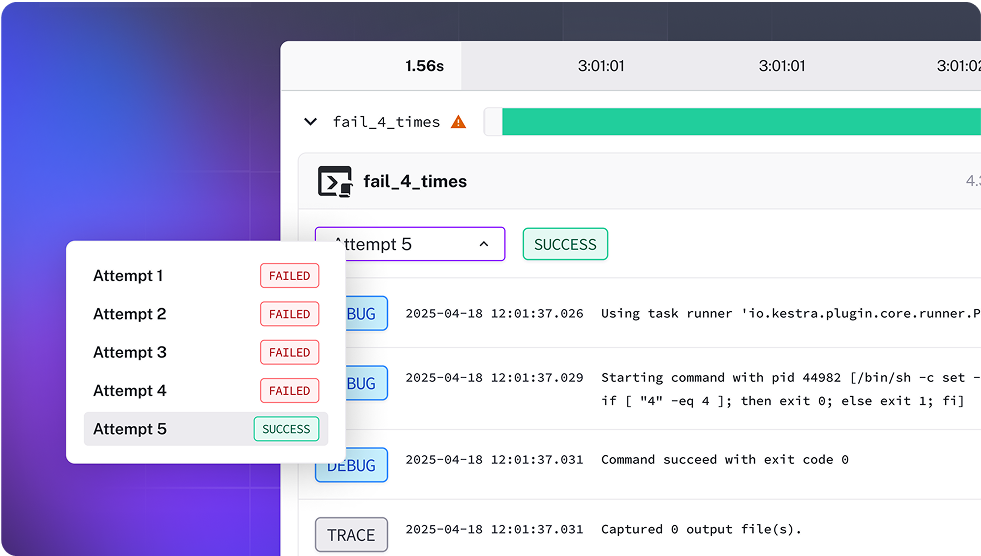 Long Running & Resilient Executions